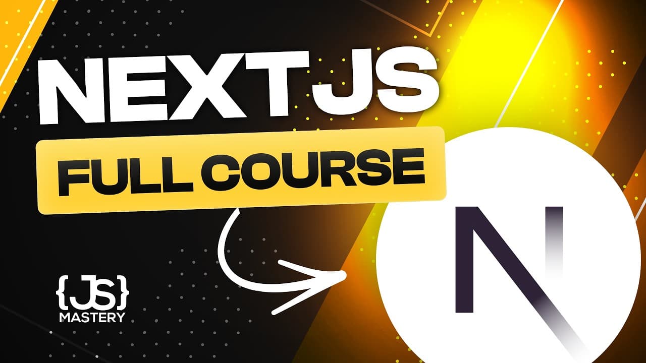 Next.js 14 Full Course for Beginners