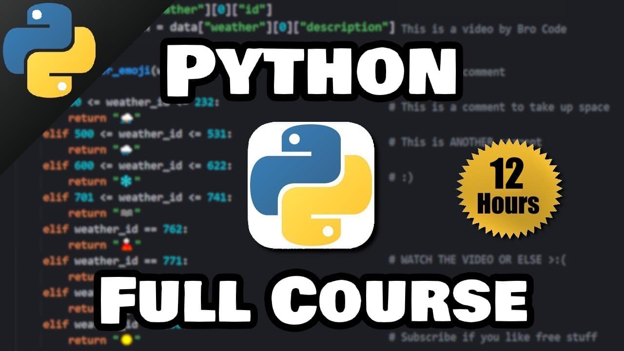 Learn Python - Full Course for Beginners