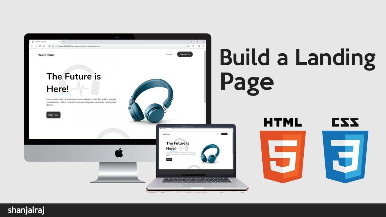 HTML & CSS Project Tutorial - Build a Modern Website